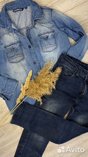 Джинсовая рубашка