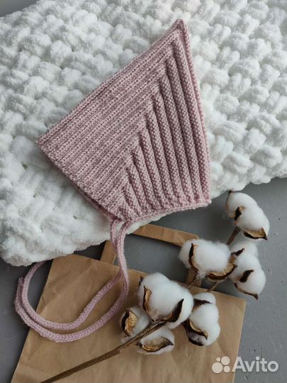 Шапочка детская вязаная
