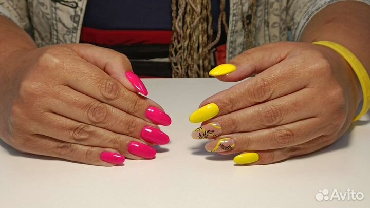 Модель на маникюр, наращивание, дизайн