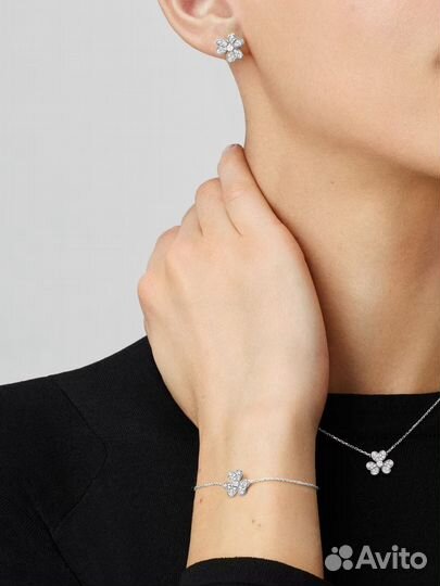 Серьги Van Cleef Frivole