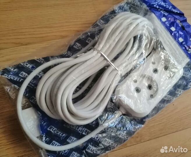 Удлинитель, 5 метров, 2 гнезда