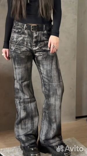 Джинсы клеш balenciaga type