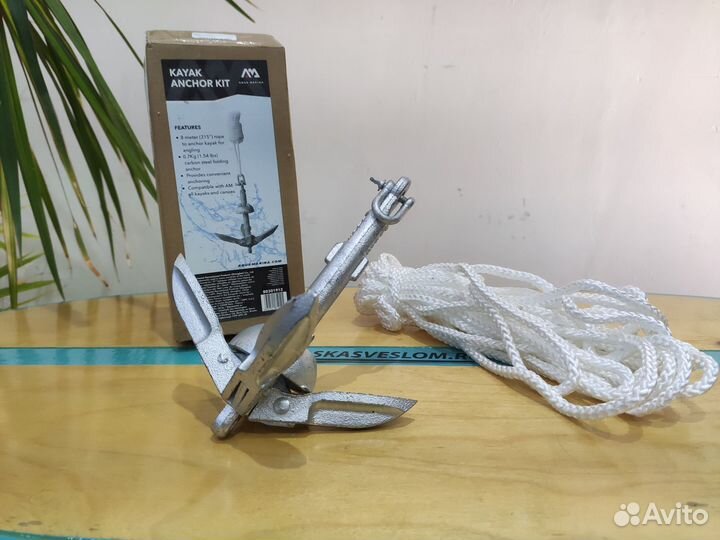 Якорь-кошка Aqua Marina Kayak Anchor комплект