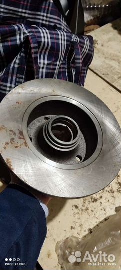 Тормозной диск ауди а 4 задний новый