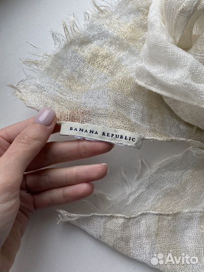 Шарф лен Banana Republic