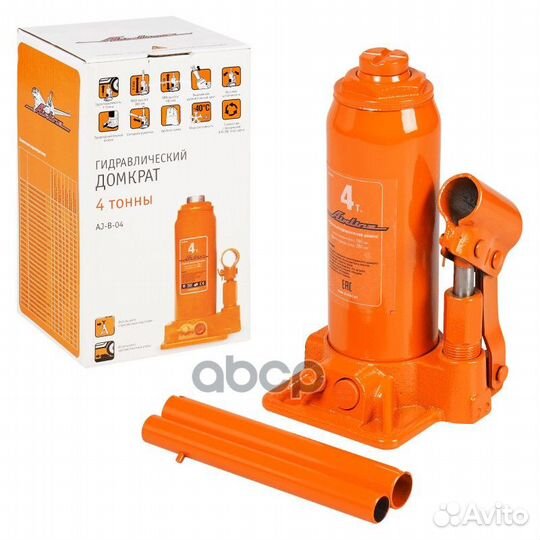 Домкрат бут. гидр. 4т (195-380мм) AJ-B-04
