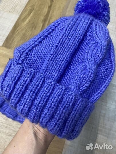 Вязаная шапочка и снуд ручная работа