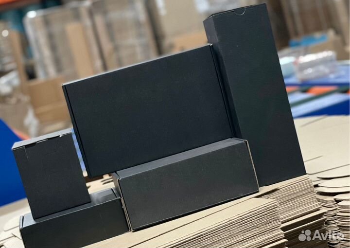 Самосборные коробки с логотипом