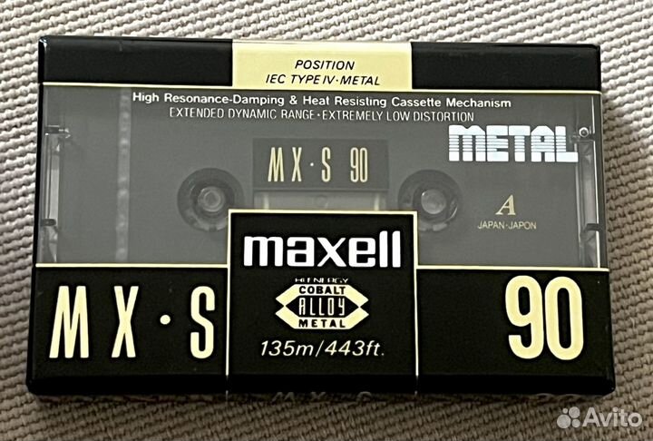 Аудио кассеты Maxell MX-S 90, MX 90