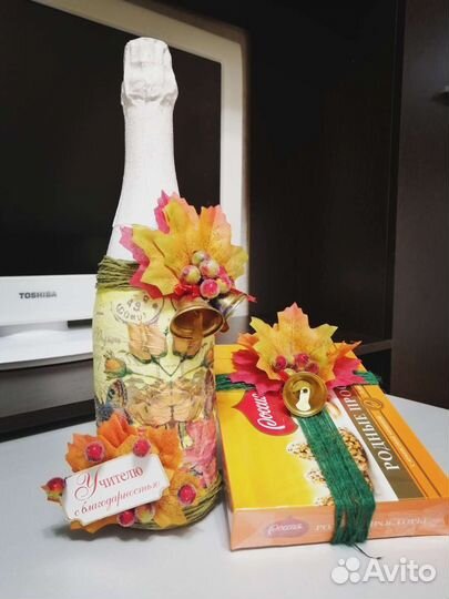 Декорирование бутылок и ваз