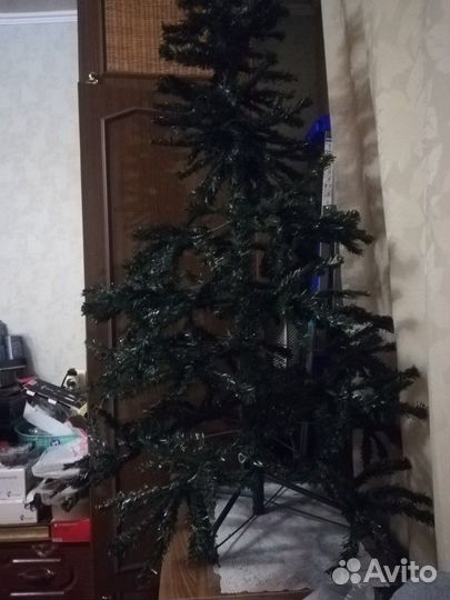 Елка искусственная с игрушками СССР