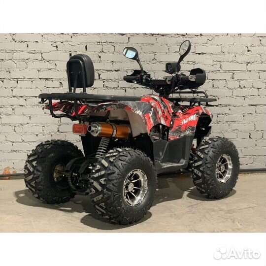 Квадроцикл Bison 125 Hunter LD (красный)