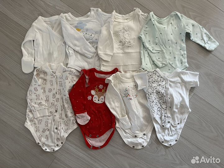 Большой пакет вещей на девочку 56-68