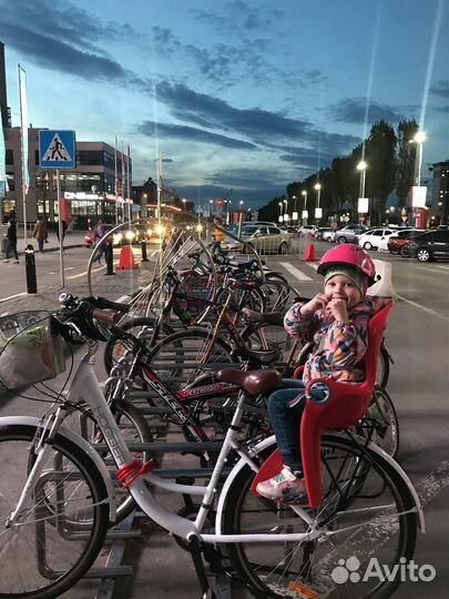 Детское велокресло на багажник