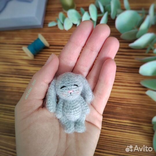 Миниатюрные игрушки. Мишка, зайка, котик, нерпа