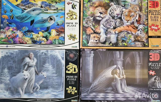 3D пазлы