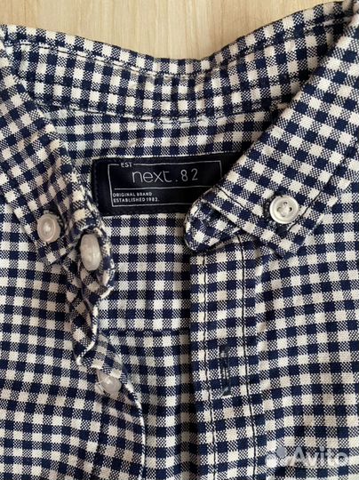 Рубашка для мальчика 9-12 мес Next