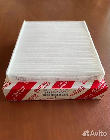 Салонный фильтр toyota 871390K070