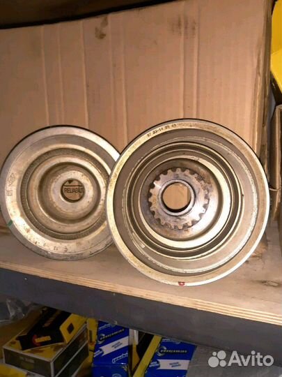 Шкив коленвала Renault Duster F4R 2.0