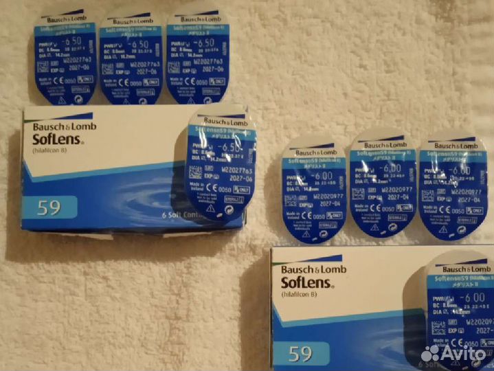 Линзы контактные