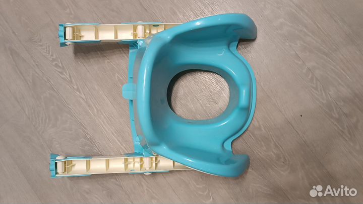 Сиденье на унитаз детское с ступенькой