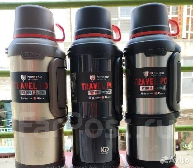 Термос металлический 4л