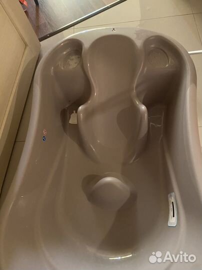 Ванночка для купания с термометром