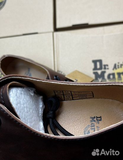 Мужские туфли Dr. Martens 1461 Коричневые