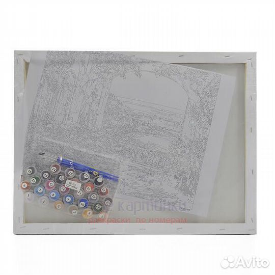 Картина по номерам 20x30 Котенок с красивыми глазк