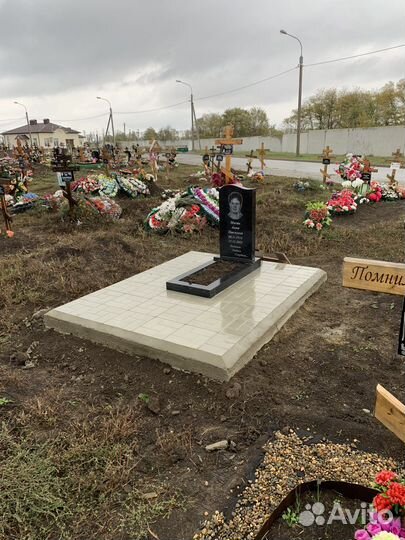 Благоустройства на кладбище