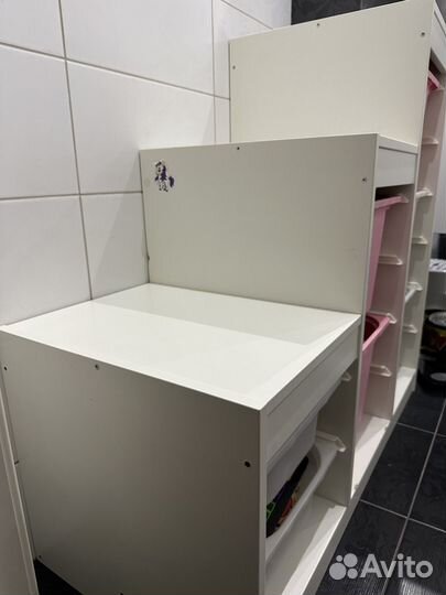 Стеллаж IKEA труфаст с ящиками