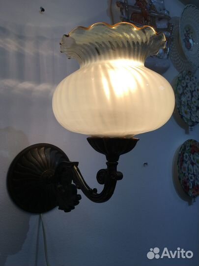 Настенная лампа бра СССР