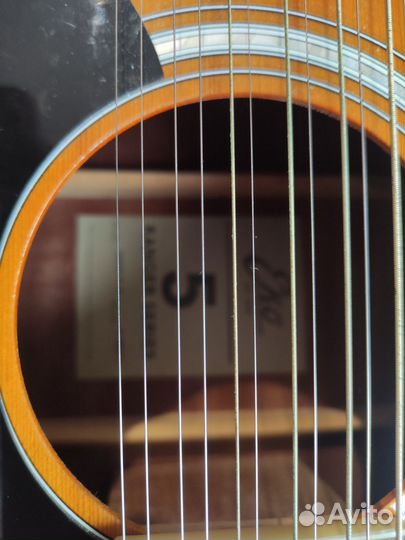 12 струнная электроакустическая гитара