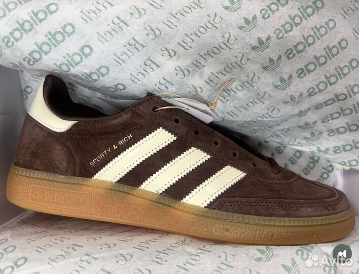 Кеды handball spezial sporty & rich brown