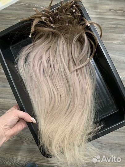 Волосы для наращивания 50 см бу