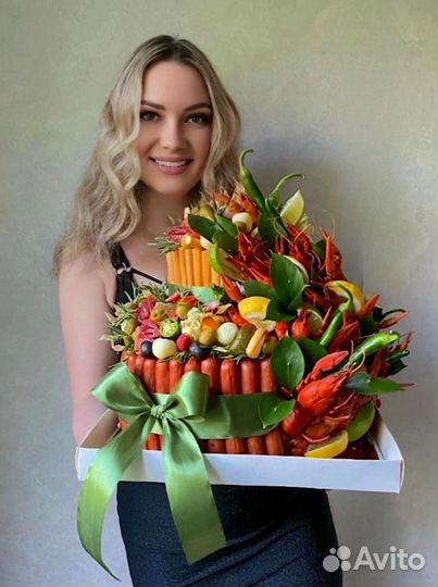 Съедобные букеты для мужчин/подарок мужу