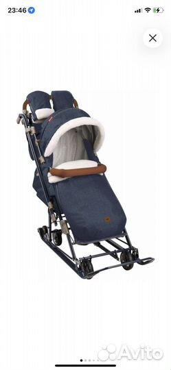 Санки коляска nika