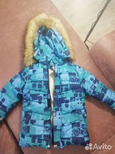 Зимний пуховик детский