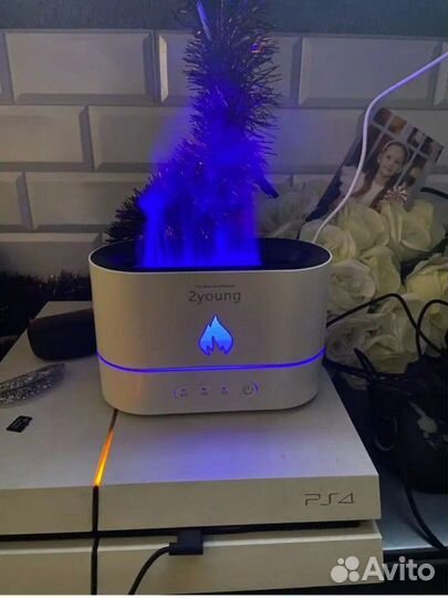 Увлажнитель, аромолампа, камин, ароматерапия