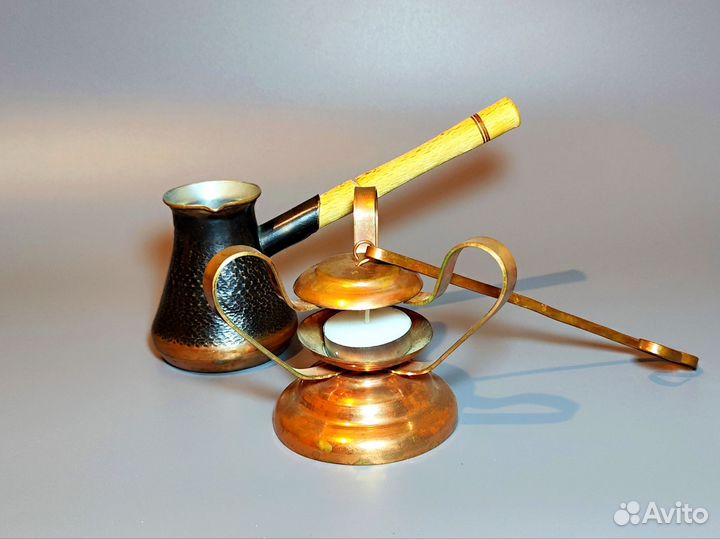 Турка для кофе медная подставка для чайной свечи