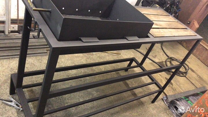 Мангал в стиле лофт