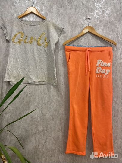 Вещи пакетом на девочку 152 158 костюм