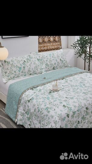 Постельное белье сатин евро