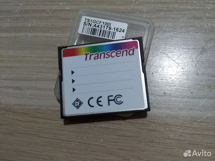 Compact flash промышленная transcend TS1GCF100I