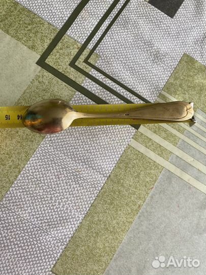 Серебряная чайная ложка 875 проба