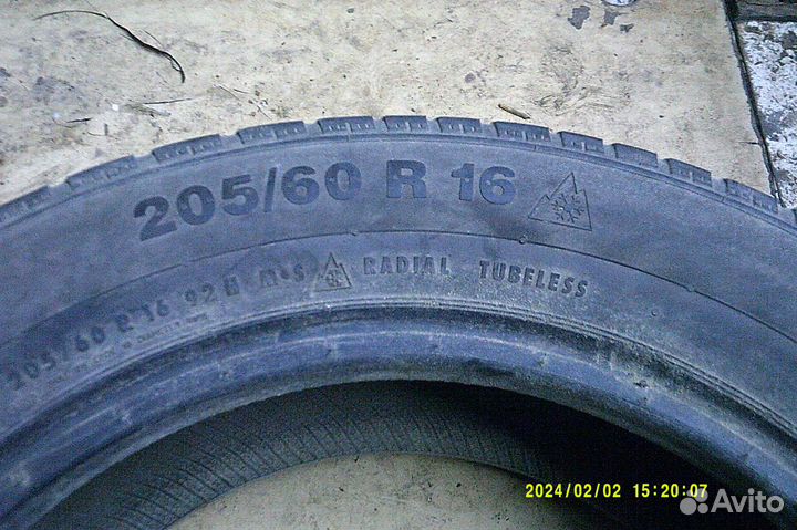 Continental ContiWinterContact TS 830P SUV 205/60 R16