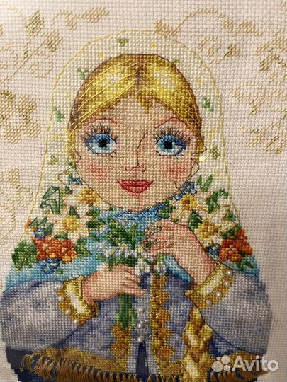 Картина вышитая крестом