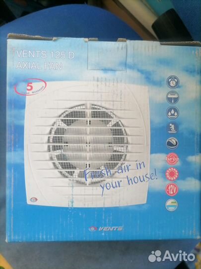 Вытяжной вентилятор Вентс