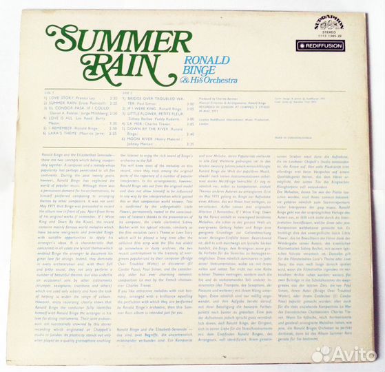 Виниловая пластинка Ronald Binge & His Orchestra