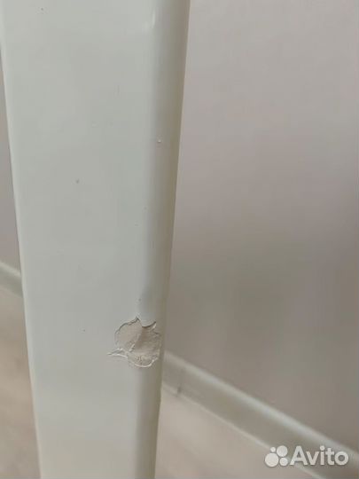 Детская кроватка с продольным маятником и матрасом